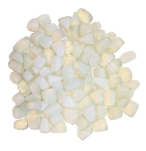 One Selenite Stone tumbled natural Stones nugget a healing crystal that promotes - Picture 1 of 4