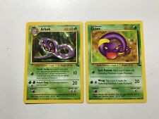 Pokemon ARBOK Card FOSSIL Set 31//62 First Ed Non-Holo Uncommon NM 1st edition