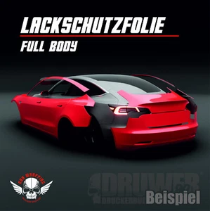 Lackschutzfolie 270 transparent Full Body Tesla Model Y (2020) SUV - Bild 1 von 5