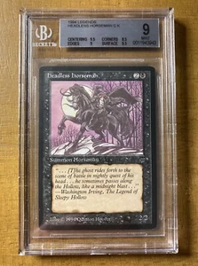 MTG✨HEADLESS HORSEMAN✨Legends BGS 9.0 MINT Common 1994 Q Hoover Art - Picture 1 of 2