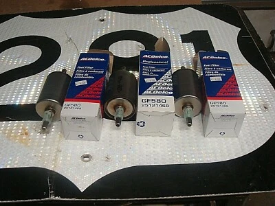 3 NOS AC-DELCO GF580 FUEL FILTERS 1989-2004 - Image 1 of 4