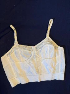 vintage FANTASIA original Lilyette Bustier corset BRA Top 48 / 49B Style 684 - Picture 1 of 9