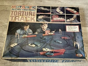 1966 Ideal Motorific Alcan Highway Torture Track Set Vintage • Incomplete - Picture 1 of 2