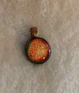 Glimmer Glitter Glass Activator Pendant Color Changing - Gold For Prosperity - Picture 1 of 9