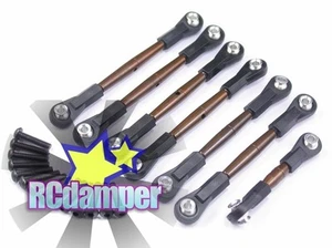 GPM HARD STEEL TIE ROD TURNBUCKLE SET FOR HPI 1/10 BULLET ST MT 3.0 NITRO FLUX - Picture 1 of 1