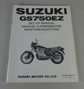 Instrucciones de Montaje / Kit Up Manual Suzuki GS 750 Ez Von 12/1981 - Imagen 1 de 1
