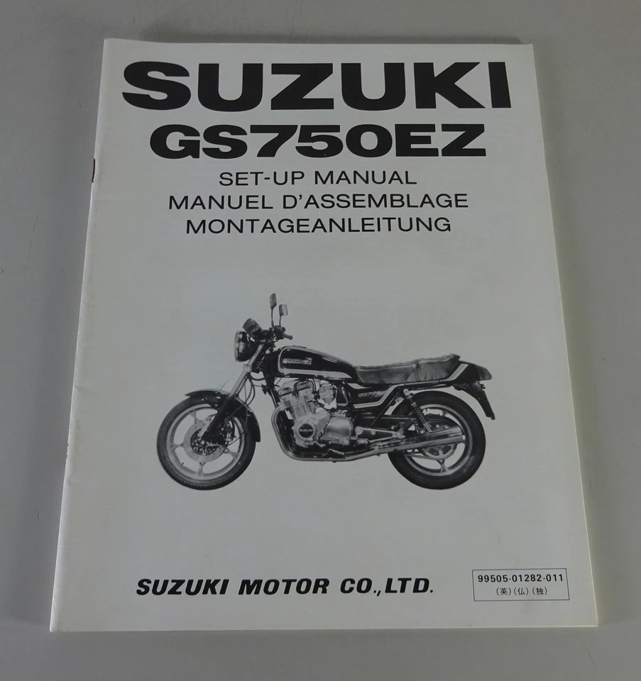 Instrucciones De Montaje / Manual De Configuración Suzuki GS 750 EZ De 12/1981 - Imagen 1 de 1