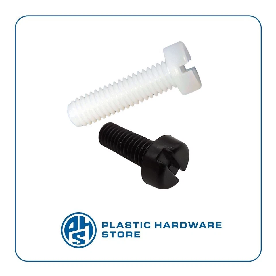 Viti in plastica Testa cilindrica DIN84 Taglio Fessura - PHS - Immagine 1 di 3