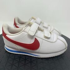 Nike Toddler Cortez Basic Sneakers Size 10C Shoes White Slip On