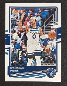 2020-21 Panini Donruss Press Proof Silver /349 #101 D'Angelo Russell - Picture 1 of 3