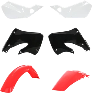 Acerbis Standard Plastic Kits Black OEM 1999-2002 Red White 2040910207 - Picture 1 of 1