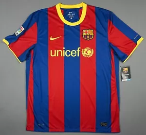 FC BARCELONA 2010-2011 Trikot Shirt Trikot Home Original XL Nike neu brandneu mit Etikett - Bild 1 von 10