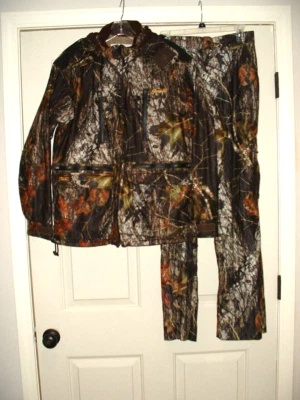 Women's Gamehide Hush Hide Soft Silent Camo Jacket & Pants Removable Hood Medium - Image 1 of 4