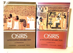 OCCULT: OSIRIS, E. A. Wallace Budge, 2 volumes, Egypt, Illustrated - Imagen 1 de 7