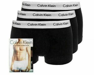 Calvin Klein CK Boxershorts 3er Pack Low Rise Trunks Unterwäsche Unterhose black