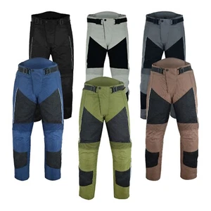 Warrior Motorcycle SUMMER MESH 600D Cordura Textile 3M Breathable Armour Trouser - Picture 1 of 44