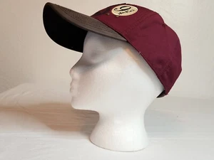 Harry Potter Hat Hogwarts Platform 9 3/4 Adjustable Maroon LOGO Baseball Cap - Picture 1 of 5