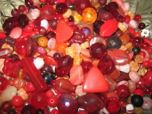 DIY basteln bunte böhmische Glasperlen -Schmuck - jedes Set verschiedene Perlen - Bild 1 von 3