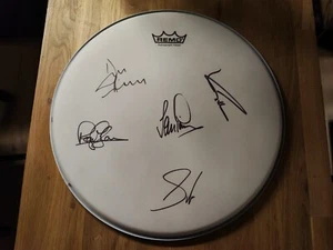 Deep Purple Signed Memorabilia Drum Head UK One More Time Tour 2024 Rock N Roll - Picture 1 of 14