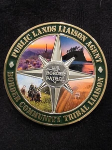 Public Lands Liaison Agent Challenge Coin - Picture 1 of 2