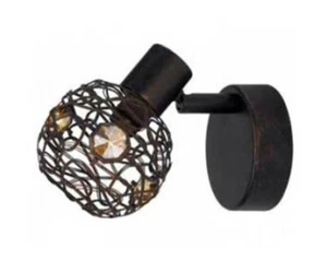 Foco halógeno de pared Spot Hosta lámpara rústica giratoria 1x G9 28W 2800K - Imagen 1 de 1