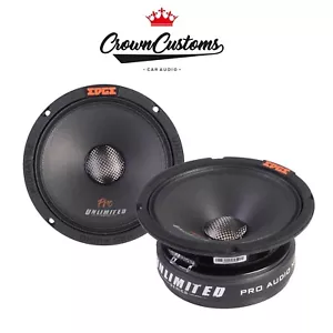 6.5" 800W EDGE UNLIMITED PRO AUDIO MIDRANGE SPEAKERS EDUPRO6 CAR AUDIO LOUD - Picture 1 of 6