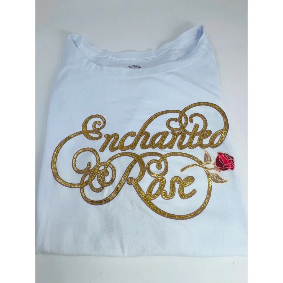 Camiseta Disney La Bella de la Bestia Rosa Encantada Foto 1 de 3