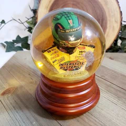 Nascar Bobby Labonte 2000 Champion ©2001 Interstate Battery Glitter Globe Helmet Cover
