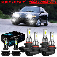 For Oldsmobile Alero 1999-2004 6000K LED Headlight High&Low Beam Fog Light Bulbs