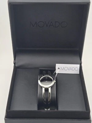 Movado Amorosa Women’s Black Dial Stainless Steel Watch - 0607131 ($595 MSRP) - Image 1 of 4