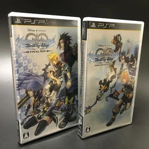 Lote de 2 juegos Kingdom Hearts: Birth by Sleep MEZCLA FINAL Sony PSP JAPÓN conjunto - Imagen 1 de 12