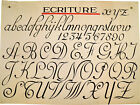 Alphabet Große Plakat Gouache Schrift Zeichen Schriftzug Typografie