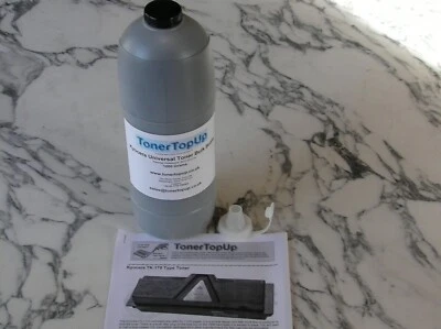 Refil de toner a granel 1kg Kyocera FS-1320D FS-1370DN TK-170 TK172 Utax LP3135 LP3335 - Imagem 1 de 2