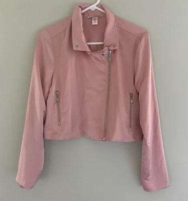 Chaqueta Victoria's Secret Moto Mujer S Rosa Satinado Blazer Recortado Elegante Clásico  Foto 1 de 4