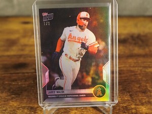 Jared Walsh 2022 MLB TOPPS NOW Angels 335 1st Cycle Rainbow Foil Parallel 1/1