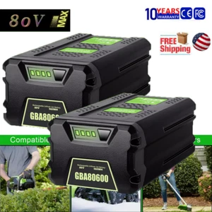 Für Greenworks GBA80600 5500mAH Akku 80 Volt Ersatz GBA80200 Elektrowerkzeuge - Bild 1 von 13