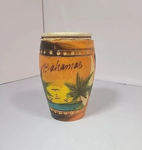 Bongo Bahamas kleines handgefertigtes Tier echte Haut Top Souvenir Bongo - Bild 1 von 11