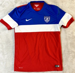 Nike Dri Fit Authentic USA Soccer World Cup 2014 Player Issue Jersey 00507419 - Picture 1 of 9