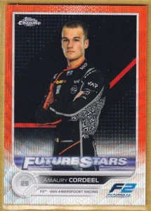 2022 Topps Chrome Formula 1 Orange Wave Refractors #98 Amaury Cordeel /25 - Photo 1 sur 2
