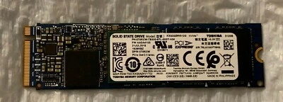 GENUINE DELL TOSHIBA XG5 512GB NVMe SSD PCIe 3.0 x4 M.2 2280 KXG50ZNV512G 070KCW - Image 1 of 2