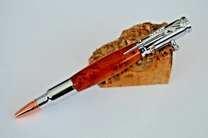 Druckkugelschreiber gedrechselt ,Original Bolt Action mit Gewehrkoffer - Bild 1 von 7