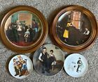 New ListingCollector plates Norman Rockwell Lot. 2 With Frames.