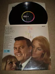 THIS IS THE LIFE,MATT MONRO,1966 STEREO VINYL LP, SHIPPED TRACKED,NEAR MINT - Picture 1 of 1