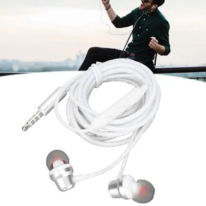 Ms29 3.5Mm Headphones Volume Control Wired Earphones With Mic For Pc Cellpho BUU - Zdjęcie 1 z 12