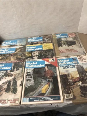 Model Railroader Magazine Jan,Feb,April,June,July,aug,oct & Dec,1980 Lot Of 8 - Image 1 of 4