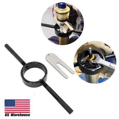 Motorcycle Fork Spring Compressor Tool Kit Fit with Upside Down Streetbike  - Image 1 of 4