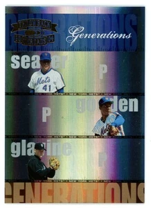 2004 Donruss Throwback Threads Generations Seaver/Golden/Glavine 3/100 New York - Picture 1 of 2