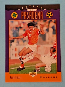 1994 Upper Deck World Cup Spanish "Postcard From Pasadena" Ruud Gullit #306 ⚽ - Picture 1 of 2