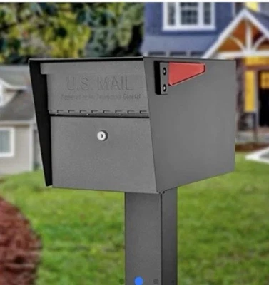 Mail Boss 7505 Mail Manager Curbside, Granite Locking Security Mailbox, XLarge  - Image 1 of 4