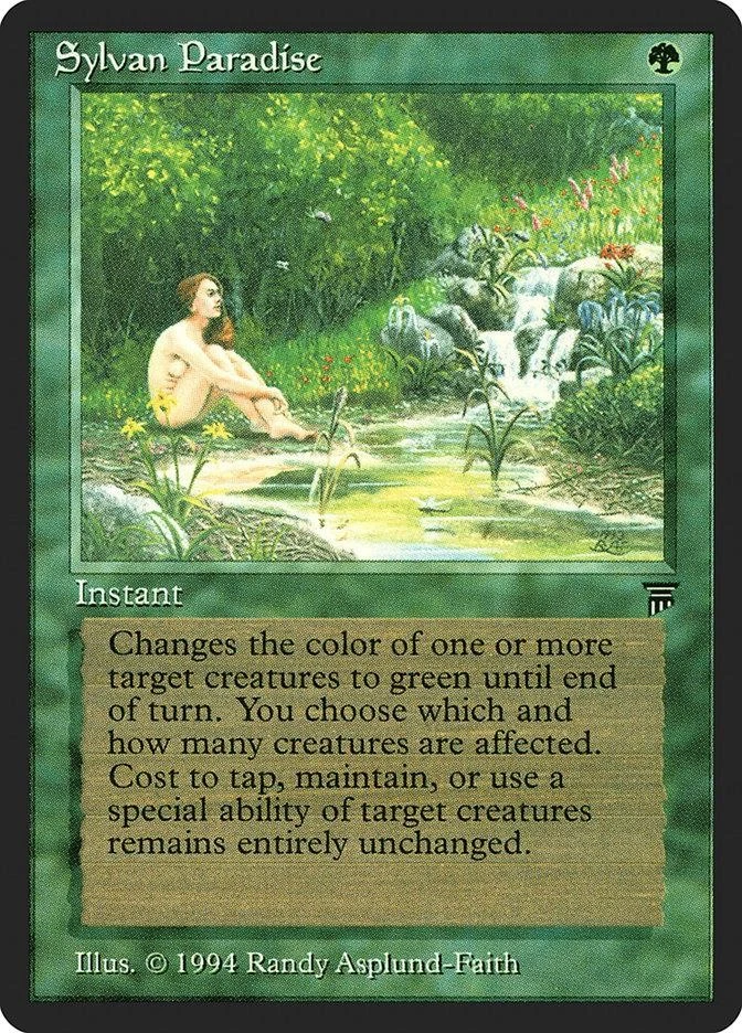 Magic MTG Legends Sylvan Paradise NEAR MINT NM - Image 1 of 1